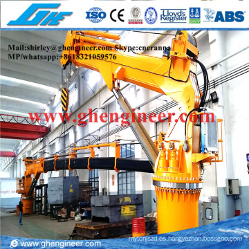 8t @ 12m Marine Hydraulic Telescopic Offshore Crane